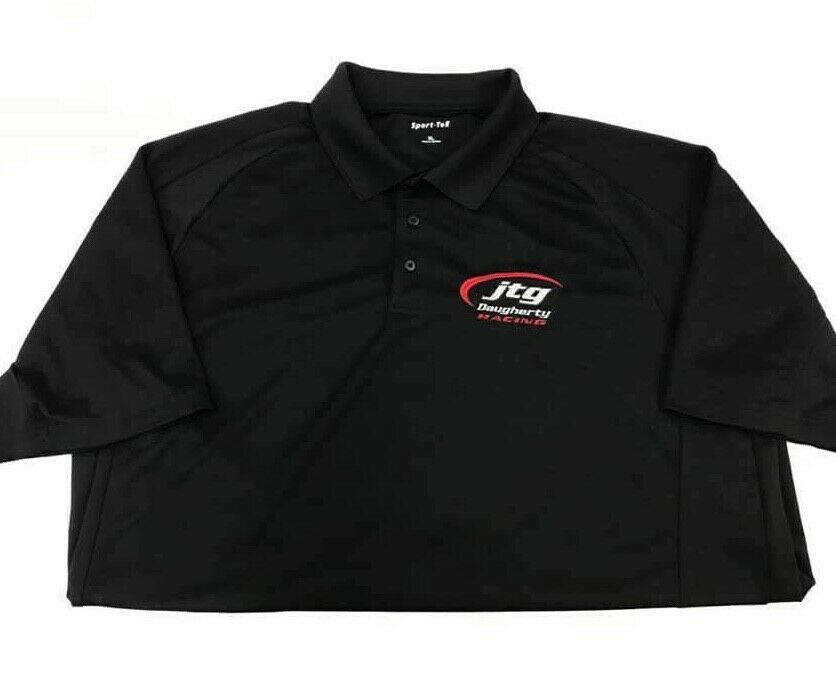 NASCAR Team Issued JTG Daugherty Polo Buescher/Preece Size XL