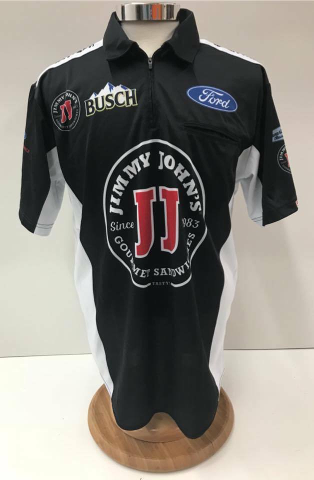NASCAR #4 Kevin Harvick 2017 Jimmy Johns FORD Team Issued Crew Shirt Size XL