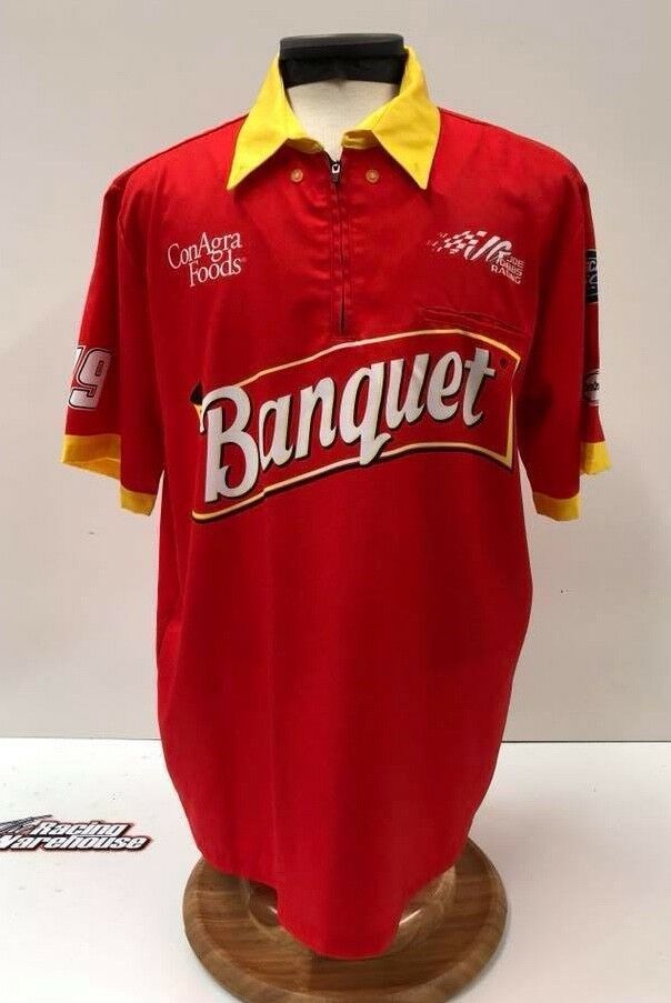NASCAR Joe Gibbs Racing Team Issued Busch Series Crew Shirt Size XL