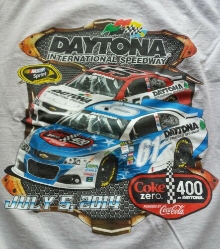 Nascar Daytona International Speedway 2013 Gray Past Winners Graphic T Shirt  S