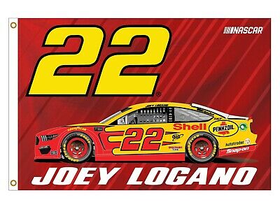 Joey Logano #22 CAR Premium 3x5 Flag w/grommets Outdoor Banner Nascar Racing