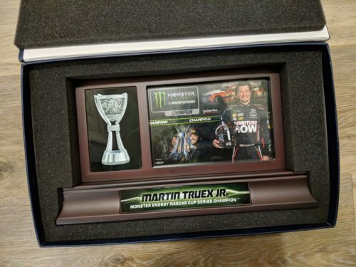 Martin Truex Jr. Furniture Row Racing 2017 Monster Energy Champ Desktop Display