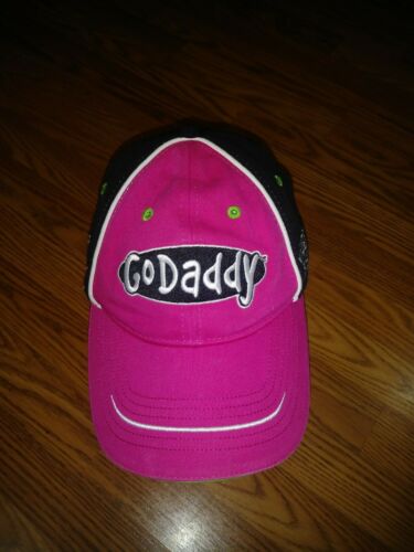 Nascar Danica Patrick Godaddy Pit Cap 10 Hat Cap Velcro Adjustable