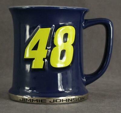 NWT Jimmie Johnson 15OZ Relief Coffee Mug NASCAR Stoneware Number 48