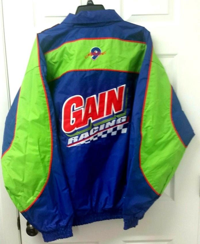 Jeff Hamilton Gain Collection Racing Jacket Sz L Nylon Daytona 500