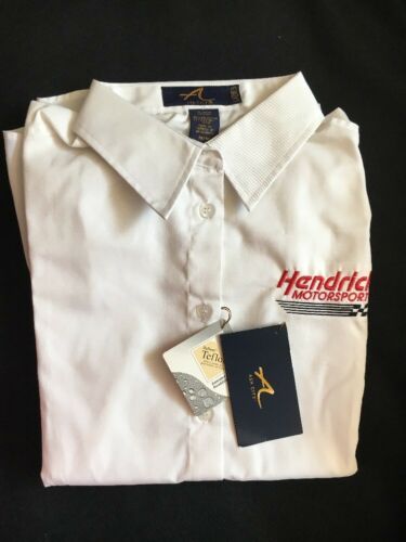 Hendrick Motorsports NEW Women's Sz M Retro White Team Shirt