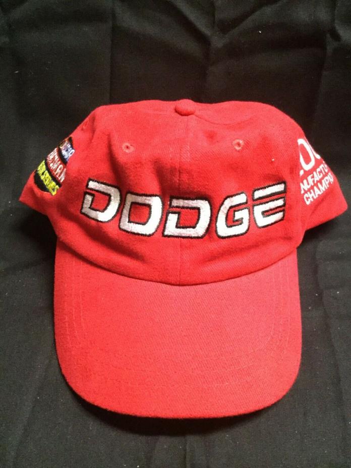 NEW, 2001 Dodge Nascar Craftsman Truck Champion hat, Red, Adjustable