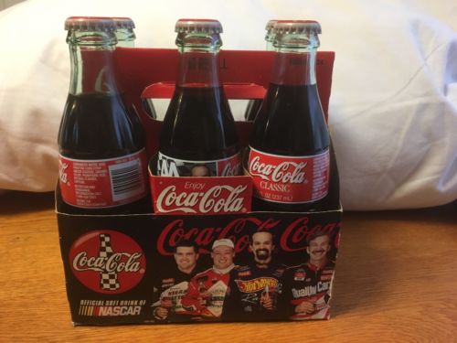 1998 Nascar Coca Cola Racing Team 6 Pack Of 8 Ounce Bottles