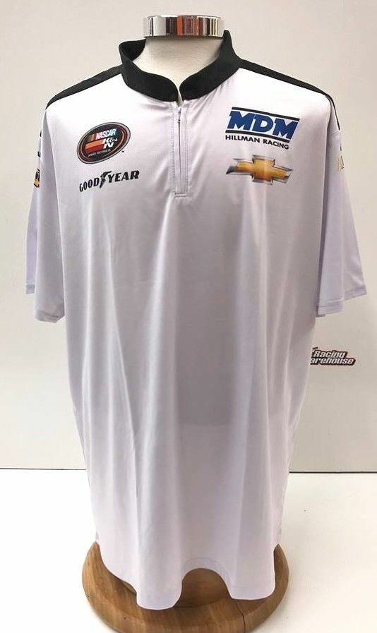 NASCAR Race Used MDM Racing K & N Series Team Issued Crew Shirt Size Medium