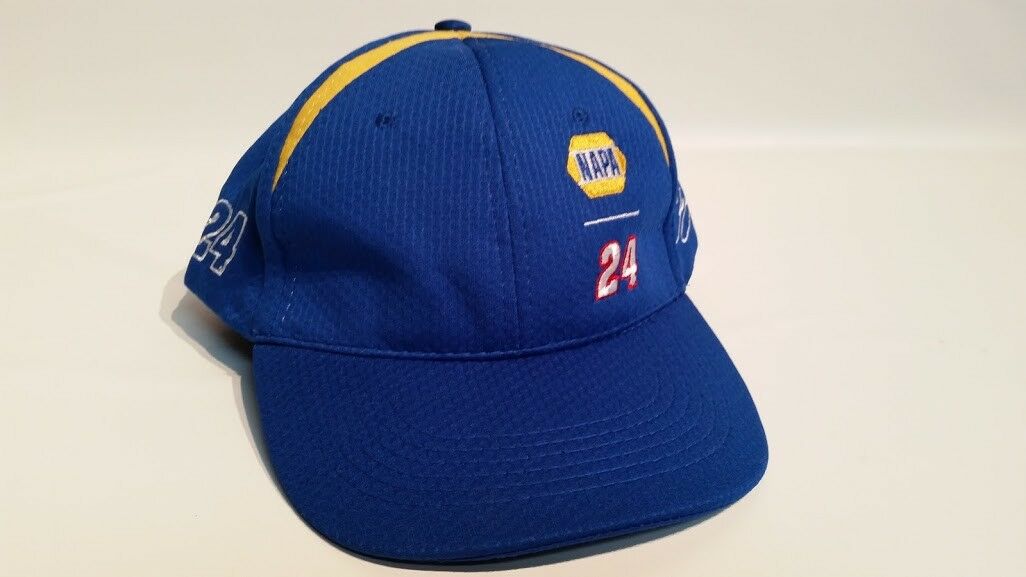 Chase Elliott 24 NAPA Racing NASCAR Hendrick Motorsports Blue Adjustable Hat Cap