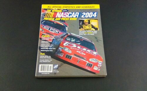 2004 Nascar Official Preview and Press Guide Stats and Schedules Book