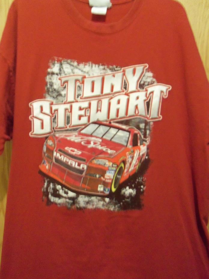 Tony Stewart red graphic 2XL t shirt