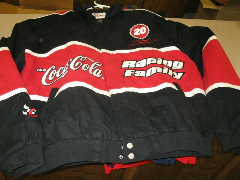 Nascar Coca Cola Bomber  Racing Jacket Tony Stewart Chase Authentic's Size XL