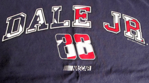 Dale Earnhardt Jr 88 Teeshirt - Chase Authentics - Nascar - Blue  LG - RARE