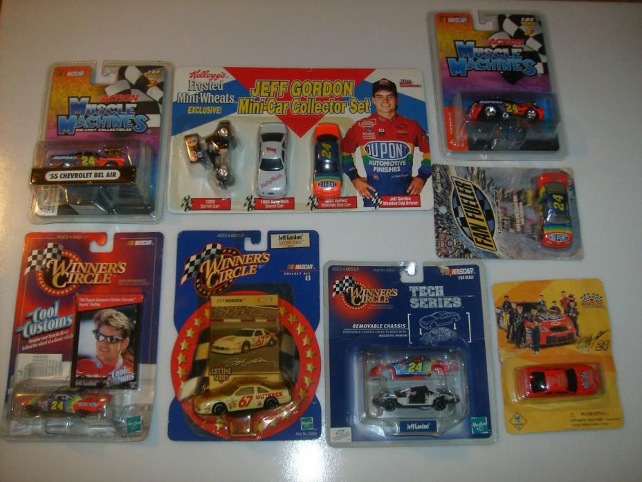 jeff gordon lot 1/64 diecast cars kelloggs muscle machines cool customs outback