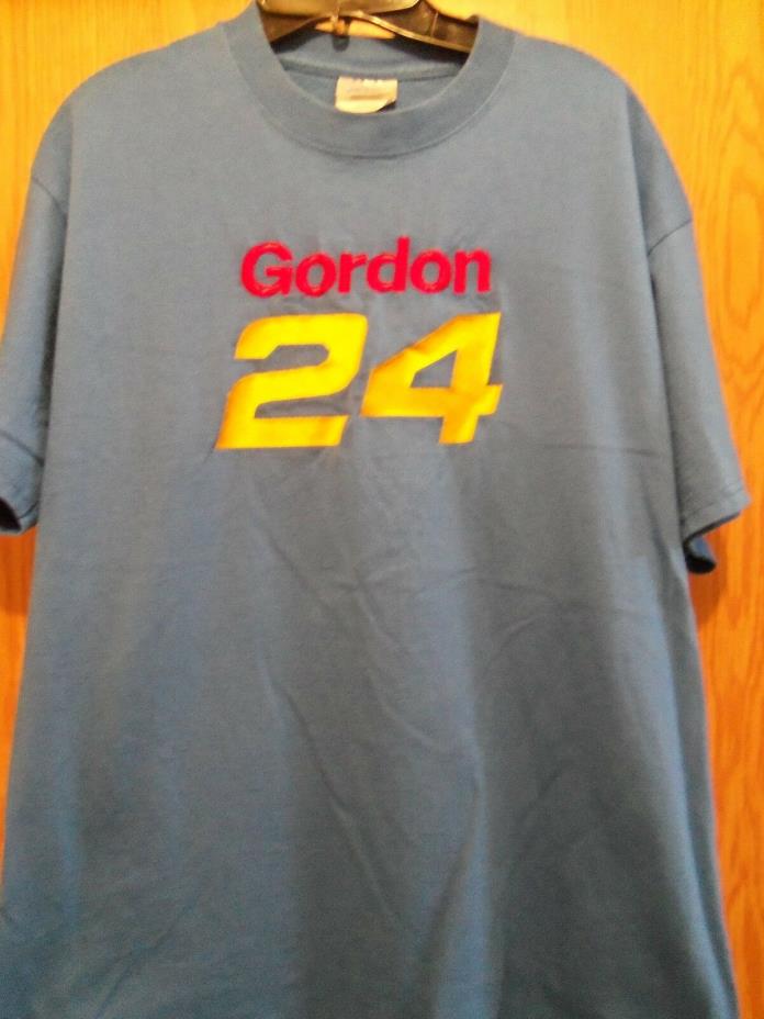 GORDON 24 Blue graphic L t shirt
