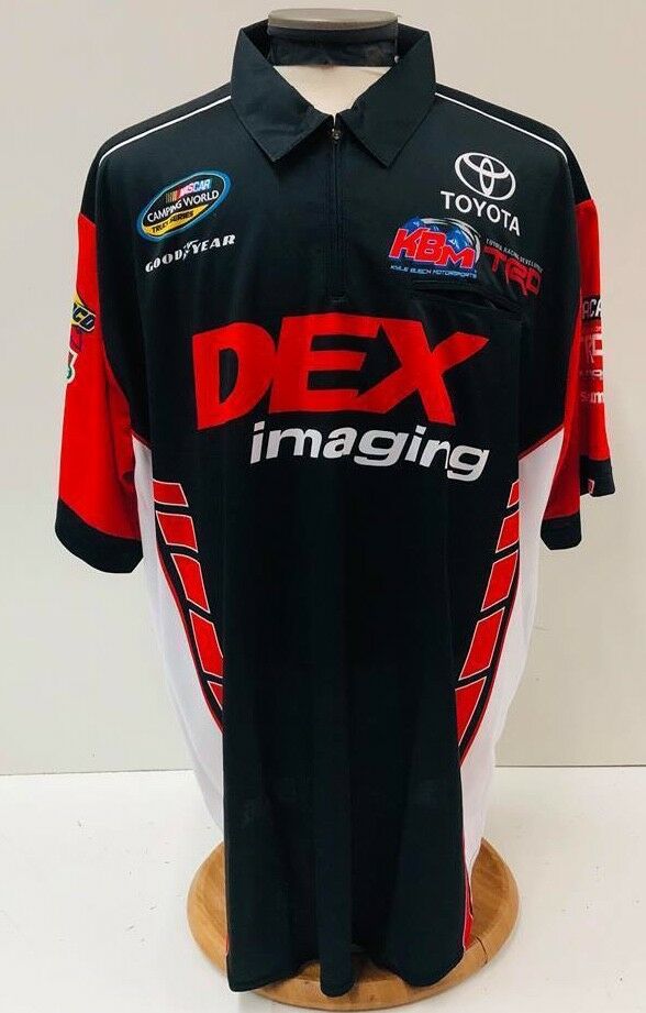 NASCAR KBM Team Issued Crew Shirt DEX Toyota Kyle Busch Motorsports XXL