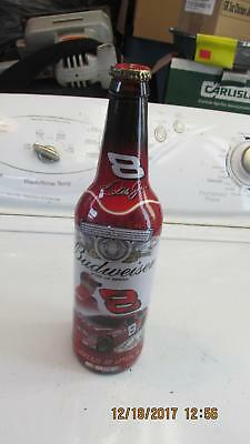 22 Oz Budweiser Dale Junior Bottle With scree On Lid
