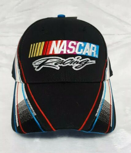 Official NASCAR Racing Embroidered 6 Panel Semi-Structured Adjustable Ball Cap
