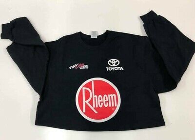 NASCAR Joe Gibbs Racing Team Issued Sweatshirt Rheem Toyota Size Large