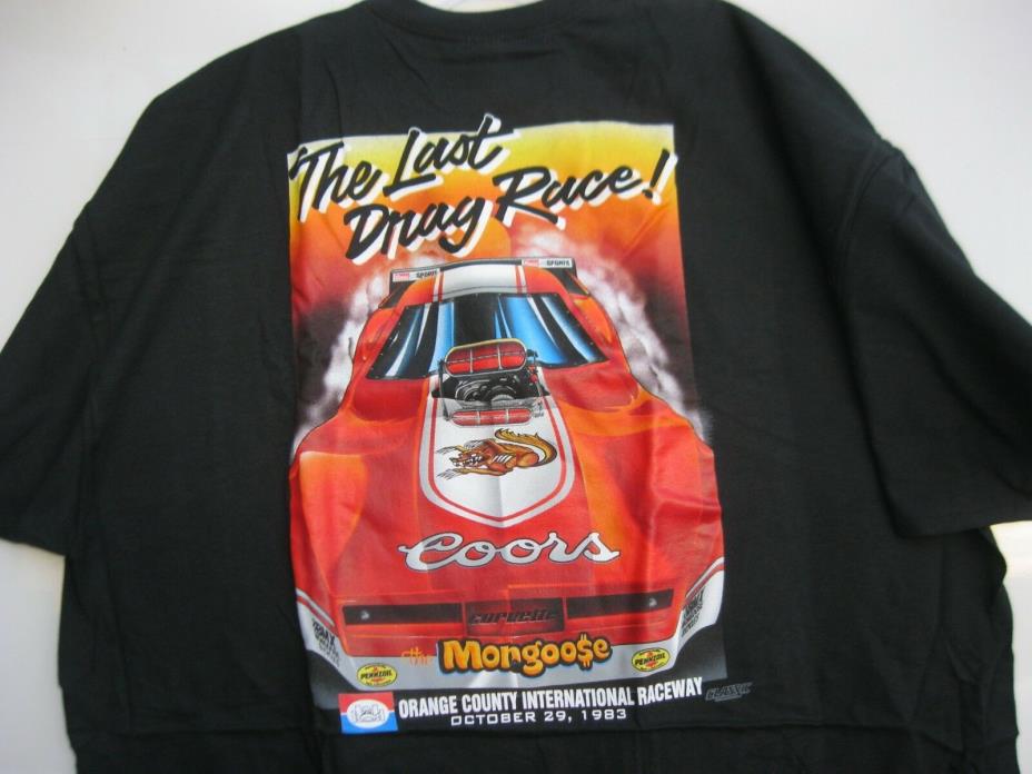 Tom McEwen Orange County Raceway The Last Drag Race T Shirt 2XL