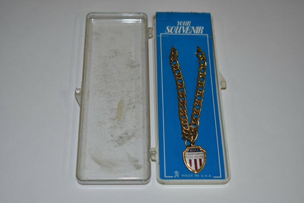 NOS Vintage NHRA Championship Drag Racing Souvenir Bracelet Hot Rod