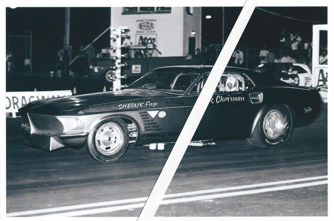1960s Drag Racing-Jack Chrisman's 69 Mustang Funny Car vs Javelin 2-ATCO DRAGWAY