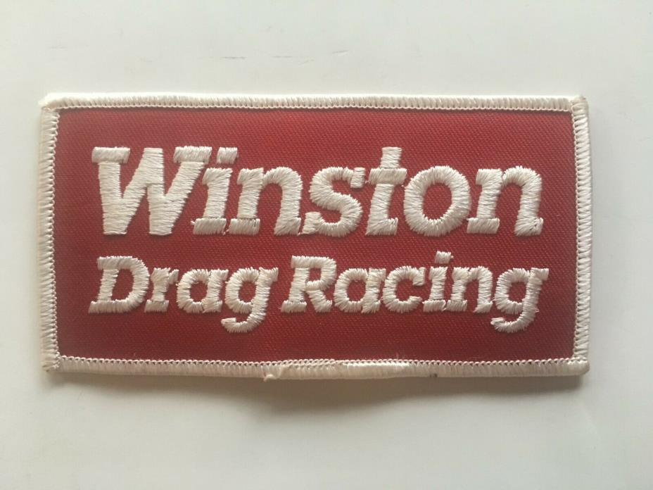 NHRA Winston Drag Racing vintage patch 4 1/8 Inches (12B)