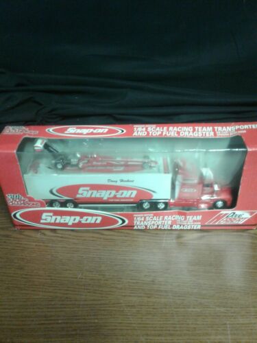 Racing Champions Snap-On Doug Herbert Top Fuel Dragster with Transporter 1/64