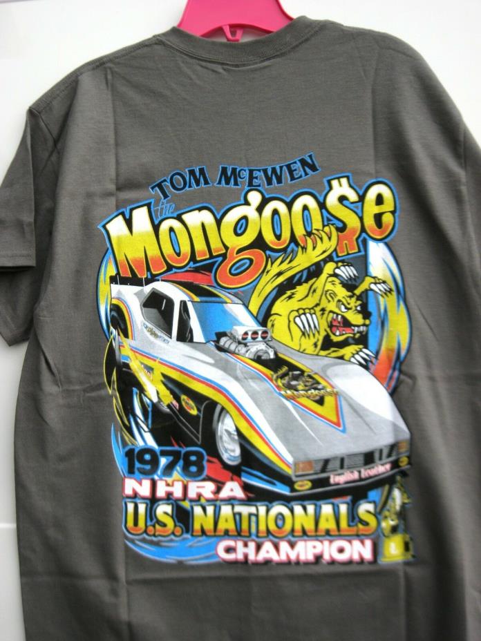Tom McEwen 50 Years of Funny Cars 1978 U.S. Nationals Champion T Shirt Large