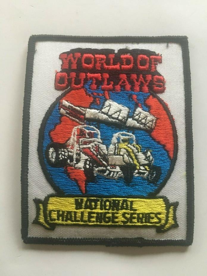 Vintage World Of Outlaws National Challange Series Racing  Patch (12B)