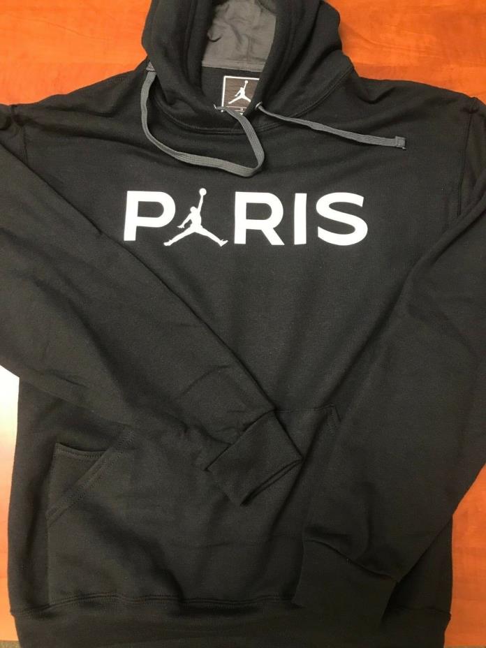JORDAN JUMPMAN PARIS SAINT GERMAIN PSG Pullover Hoodie Sweatshirt Black SM-2XL