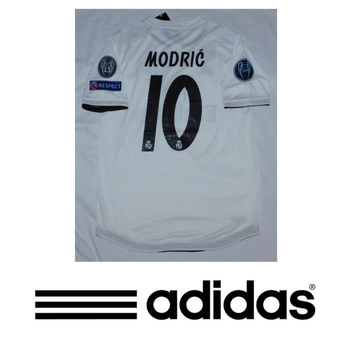 Luka Modric Soccer Jersey Player Version Real Madrid White Home Medium