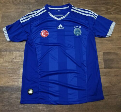 Adidas Fenerbahce Jersey 2014 Soccer Futbol Turkey Blue Mens size Medium