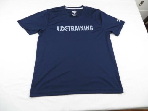 Umbro Mens Blue UX-Training Pro Soccer Futbol Shirt Size Medium Jersey Athletic
