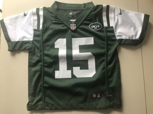 Nike Boys NY Jets NFL Jersey #15 Brandon Marshall Toddler Medium Size 5-6