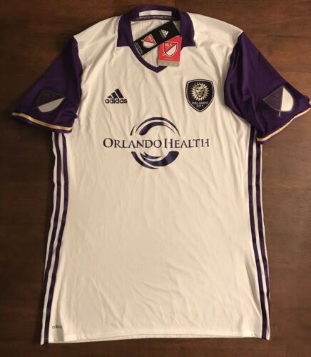 MLS Adidas Orlando City SC Lions Away Men’s Soccer Jersey Climacool Size Large