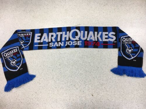 San Jose Earthquakes Est. 1974 MLS Soccer Official Scarf NWT FREE SHIPPING