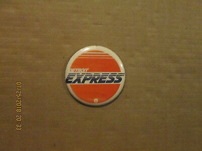 NASL Detroit Express Vintage Defunct Circa 1978-81 Logo Soccer Pinback Button