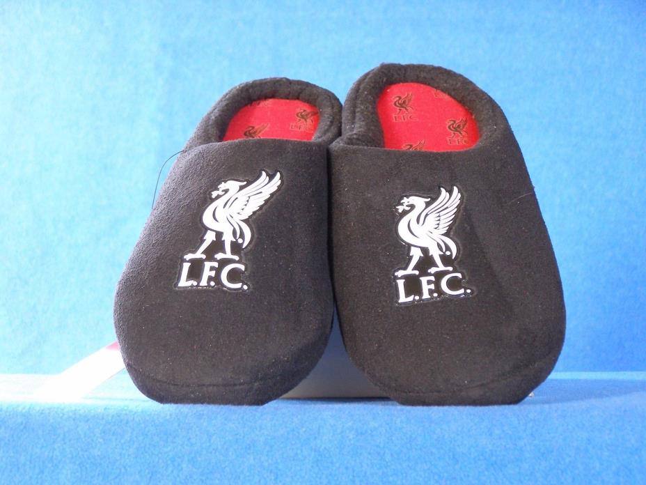 LFC Liverpool Football Club Slippers in black - US men’s size 5 1/2 - 6 (New)