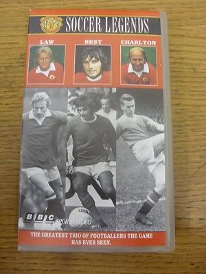 circa 1990 Manchester United: Soccer Legends Video [VHS] - Law, Best & Charlton,