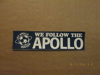 ASL New York Apollo Vintage Defunct 1970's We Follow The Apollo Bumper Sticker