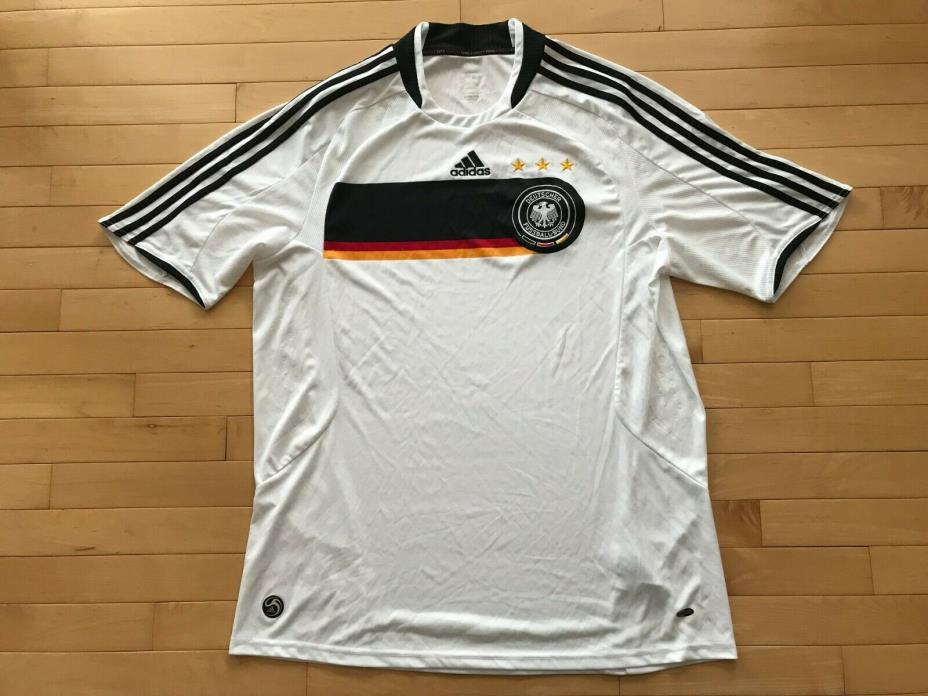 VTG XL Mens Germany NATIONAL Team FOOTBALL Adidas SHIRT 2008/2009 Soccer JERSEY