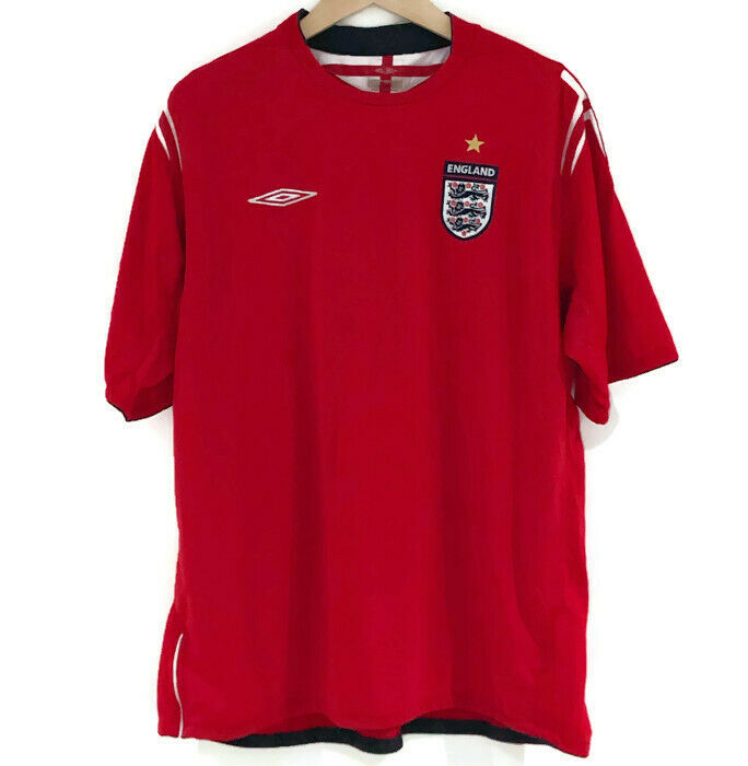 England National Team 2004-06 Authentic Umbro XXL Football Soccer Jersey Shirt