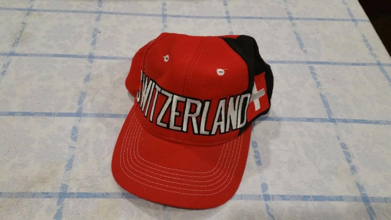 Vintage Switzerland World Cup 1994 Apex 1 Soccer Snapback Hat Deadstock