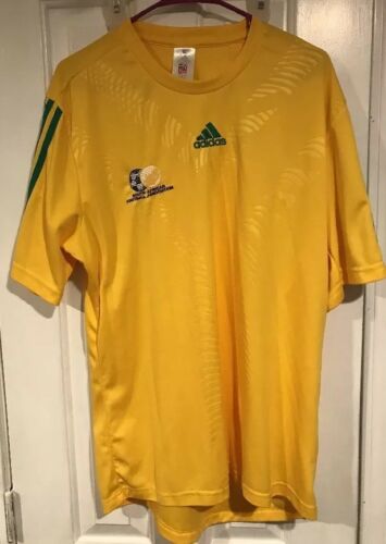 Adidas Climacool South African Football Association Men's Large Jersey Yellow