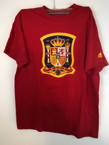 Adidas Espana Spain RFCF Ultra Plus Soccer Shirt size Large Excellent condition