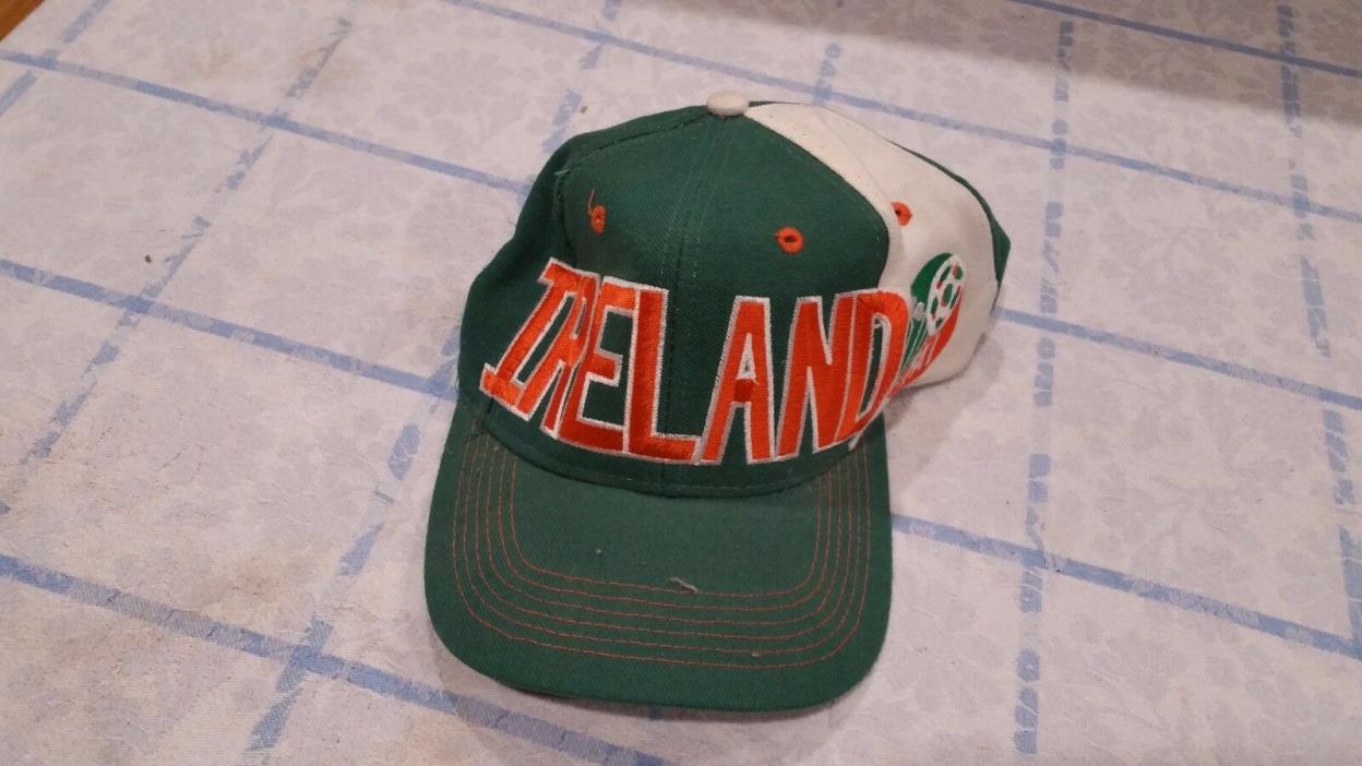 Vintage Ireland World Cup 1994 Adidas Soccer Snapback Hat Throwback Eire