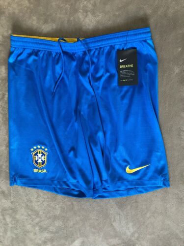 Nike Mens CBF Brazil Soccer Shorts Size M Inseam 8” NEW