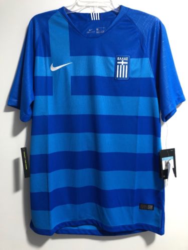 Greece Greek 2018 National Team Soccer Home Nike Jersey Medium BRAND NEW